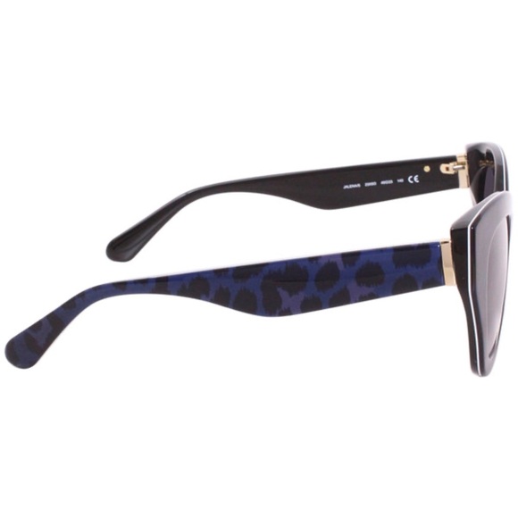 KATE SPADE NEW YORK Tortoise Shell Cat Eye Sunglasses Jalena Blue Black - Picture 5 of 8